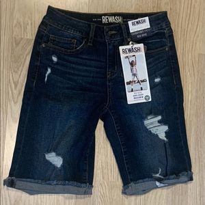 Rewash Brand Distressed Shorts